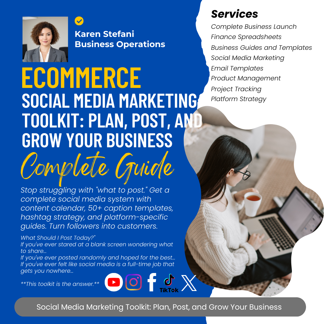 Social Media Marketing Toolkit - Content Calendar and Templates